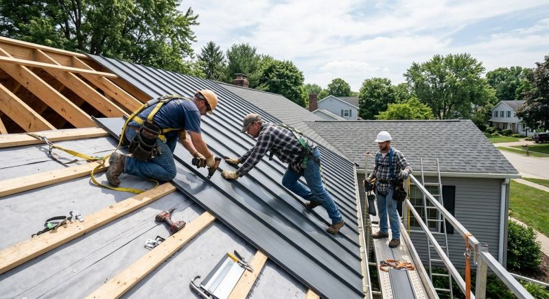 Aluminum Roof Installation in Sandown, NH