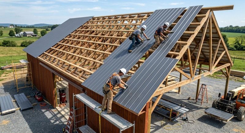 Barn Roof Construction in Epping, NH