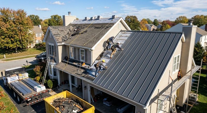 Barn Roof Replacement in Amesbury, MA