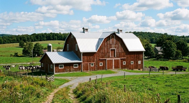 Barn Roof Replacement in Danville, NH