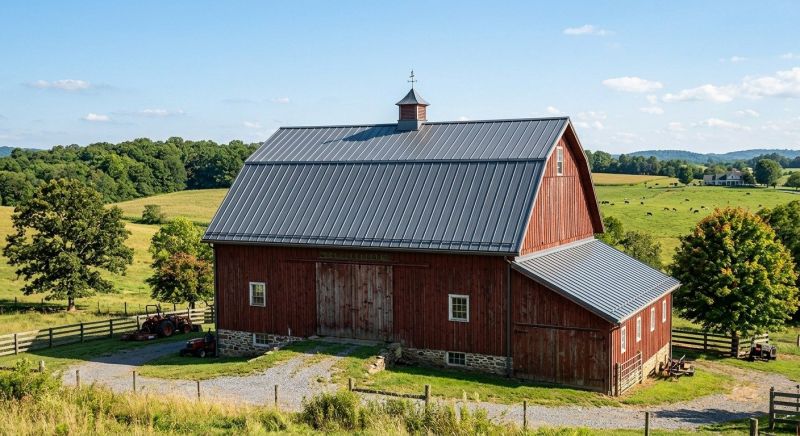 Barn Roof Replacement in Danville, NH