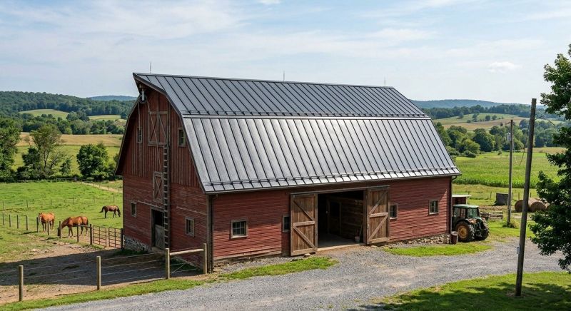 Barn Roof Replacement in Hampstead, NH