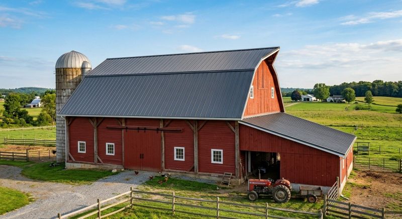 Barn Roof Replacement in Plaistow, NH