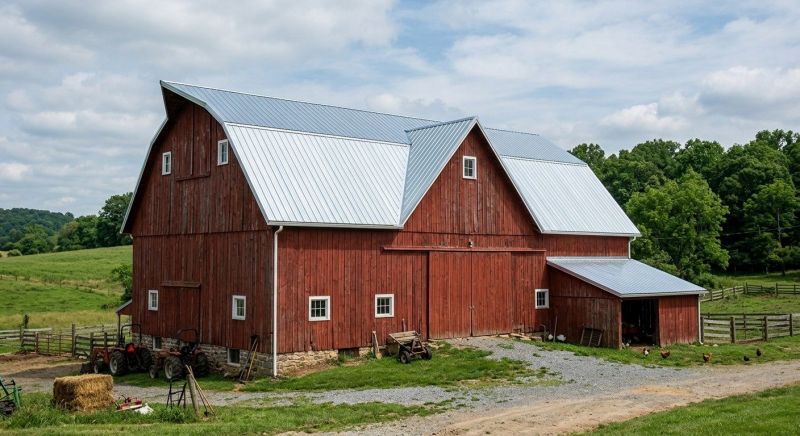 Barn Roof Replacement in Salisbury, MA