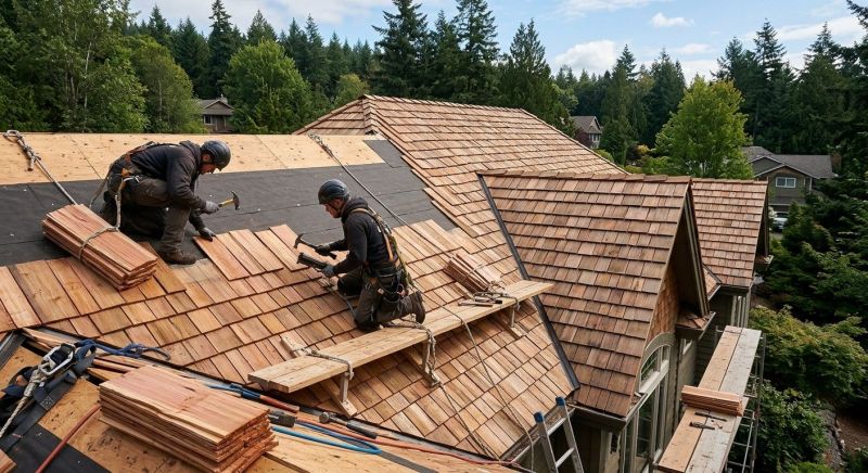 Cedar Roof Installation in Epsom, NH