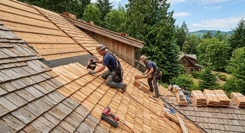 Cedar Roof Installation in Haverhill, MA