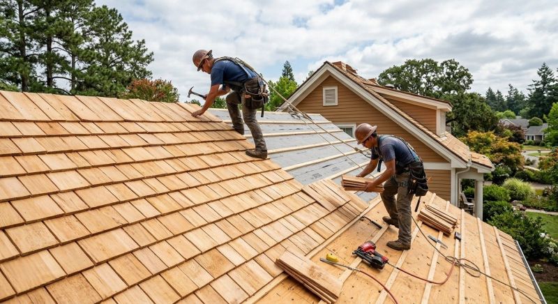 Cedar Roof Installation in Lawrence, MA