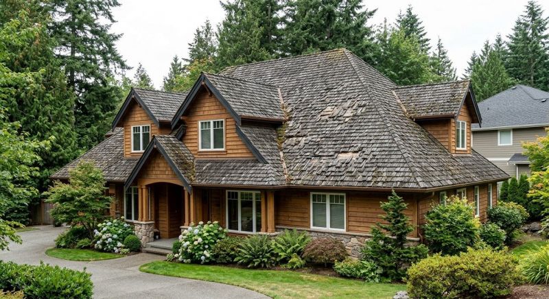 Cedar Roof Replacement in Bow, NH