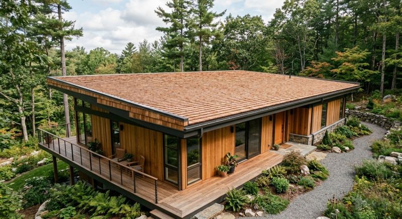 Cedar Shake Roof Construction in Hooksett, NH