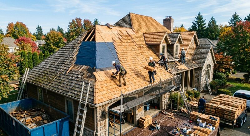 Cedar Shingles Replacement in Northwood, NH