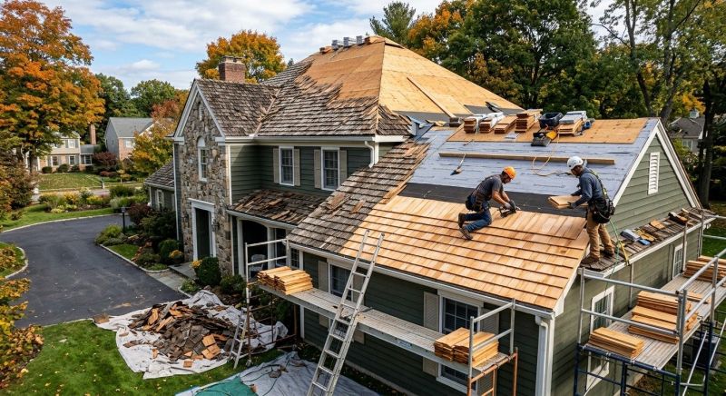 Cedar Shingles Replacement in Rowley, MA