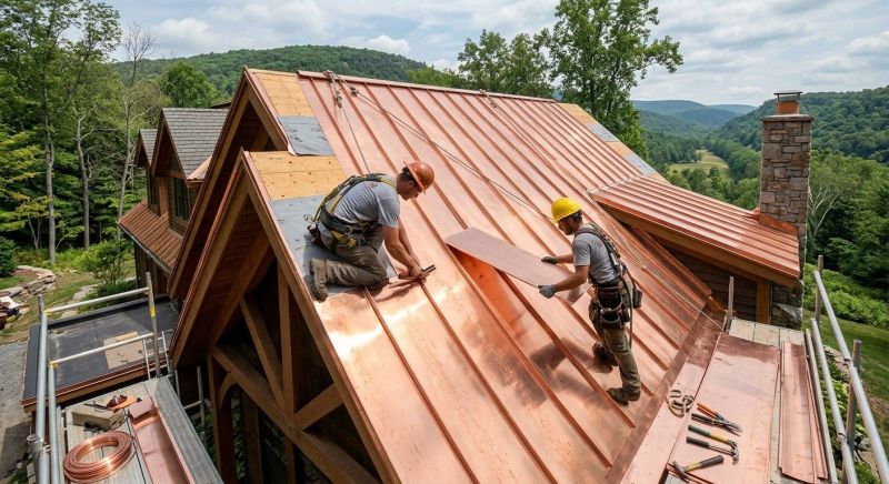 Copper Roof Installation in Epping, NH