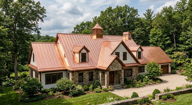 Copper Roof Replacement in Epping, NH