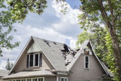 Damaged Roof Replacement in Dover, NH