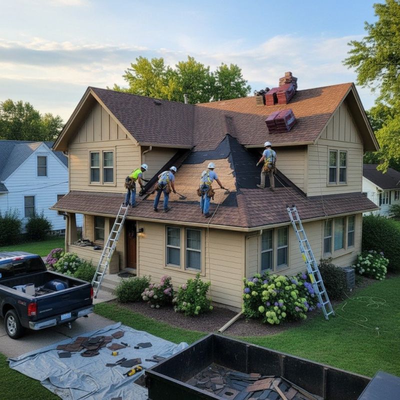 Damaged Roof Replacement in Epsom, NH