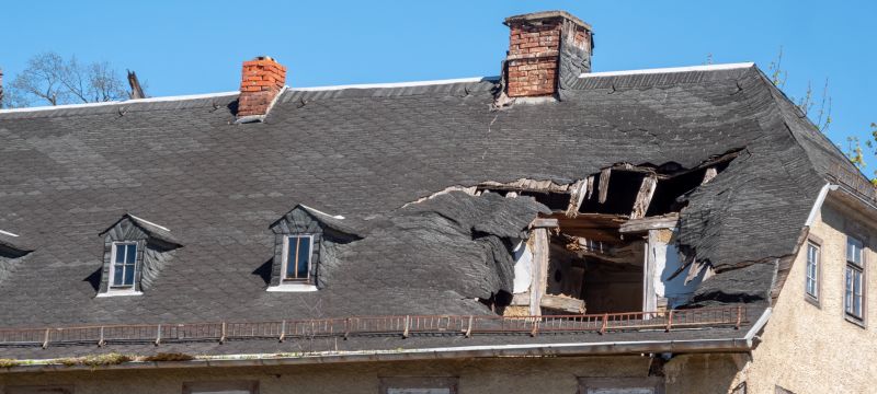 Damaged Roof Replacement in Londonderry, NH