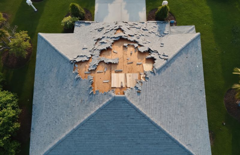 Damaged Roof Replacement in Newbury, MA
