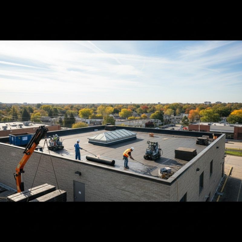 Flat Roof Replacement in North Berwick, ME