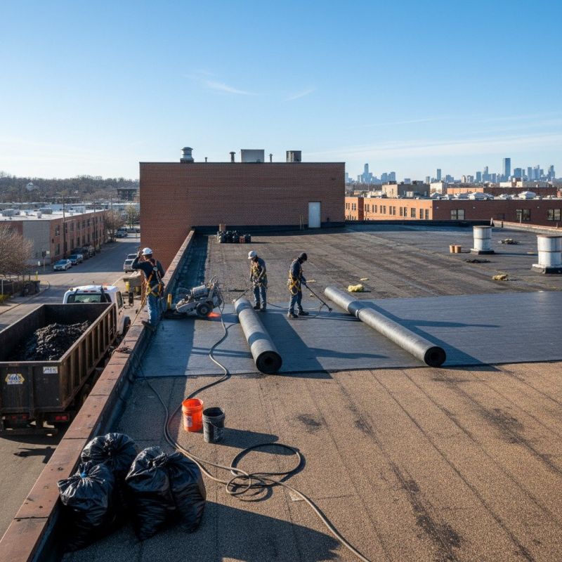 Flat Roof Replacement in Plaistow, NH