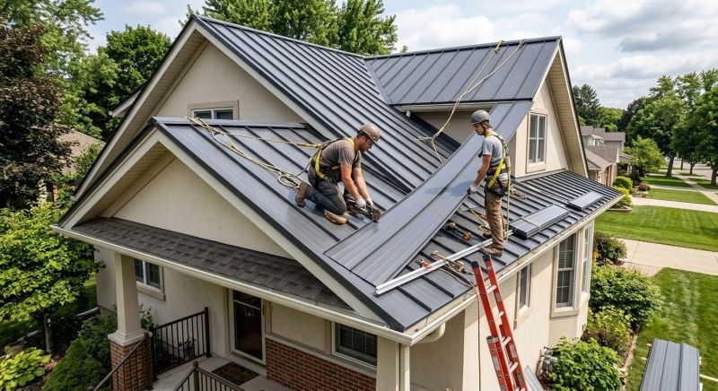 Metal Roof Installation in Nottingham, NH