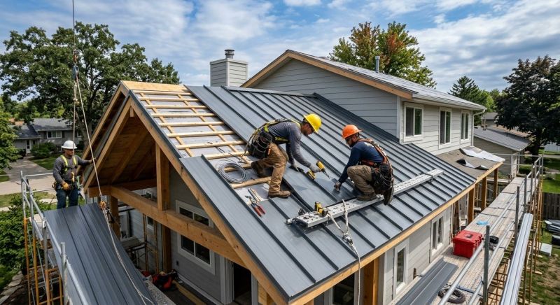 Metal Roof Installation in Rye, NH