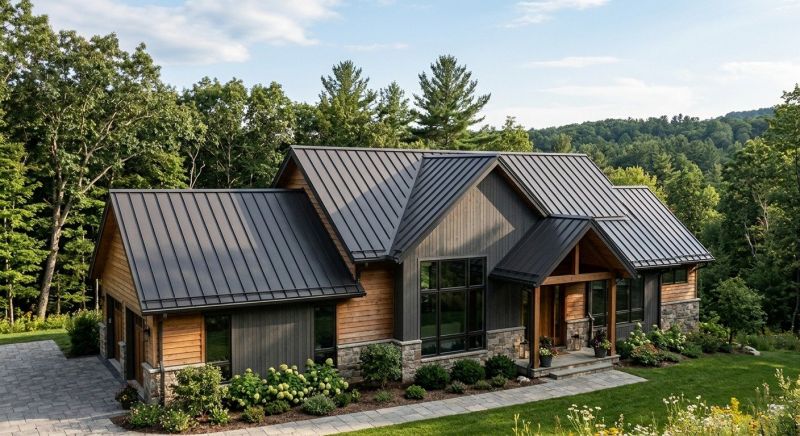 Metal Roof Replacement in Bow, NH