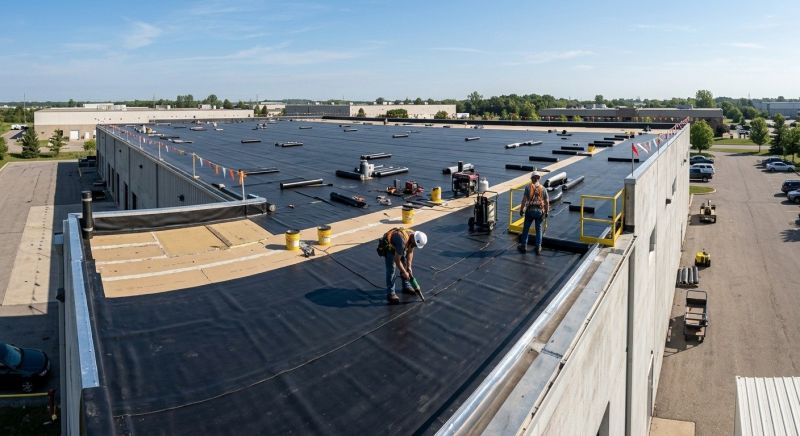 Rubber Roof Installation in Epping, NH