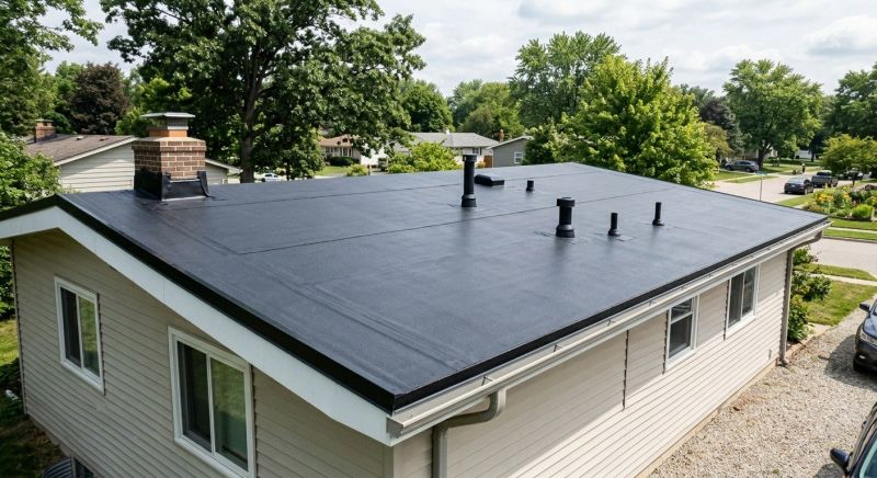 Rubber Roof Installation in Epping, NH