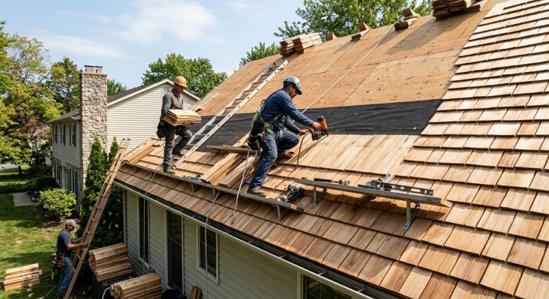 Shake Roof Replacement in Plaistow, NH
