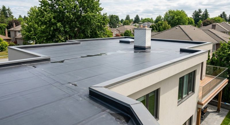 Single Ply Roof Installation in Groveland, MA