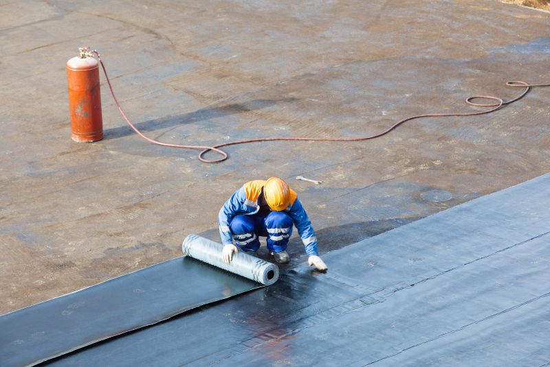 Single Ply Roof Installation in Stratham, NH