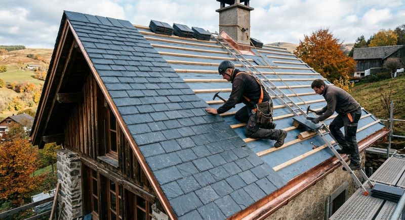 Slate Roof Construction in Epping, NH