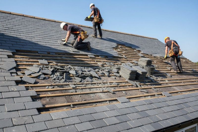 Slate Roof Replacement in Bow, NH