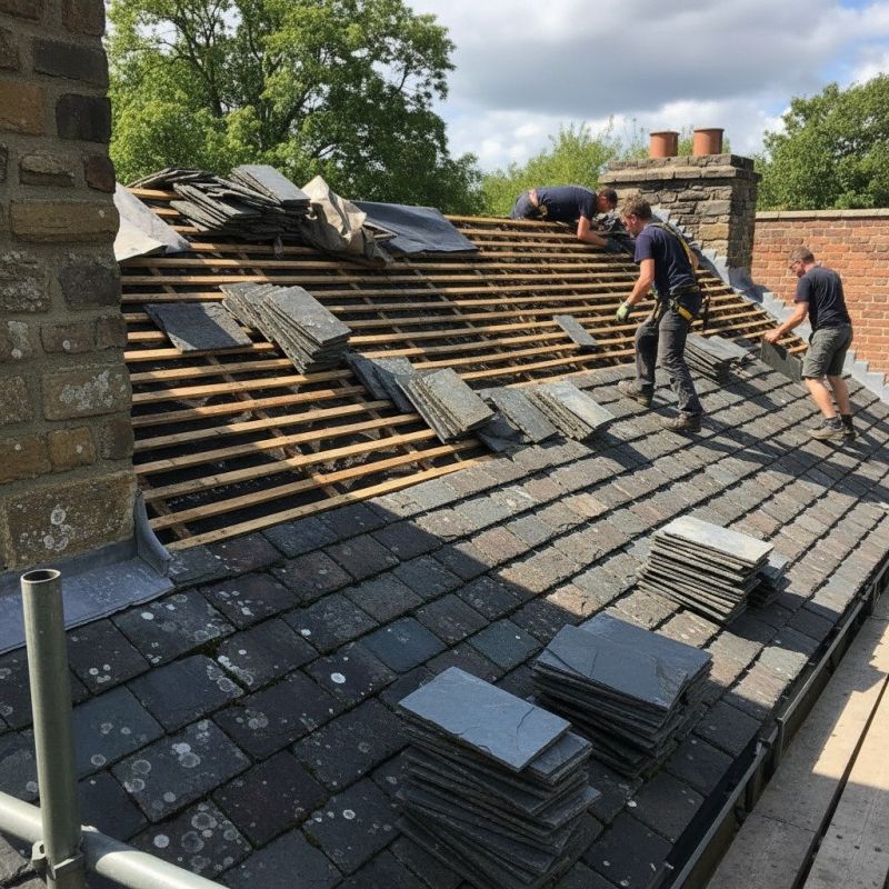 Slate Roof Replacement in Durham, NH