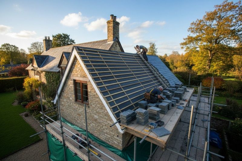 Slate Roof Replacement in Kittery, ME