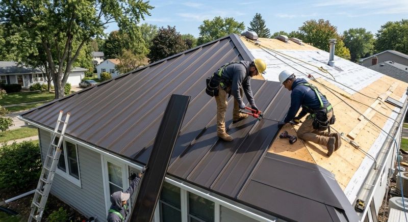 Tin Roof Installation in Amesbury, MA