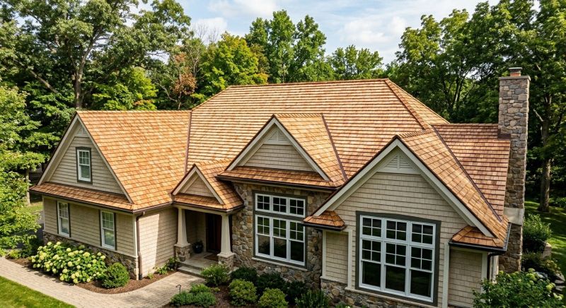Wood Roofing Installation in Danville, NH
