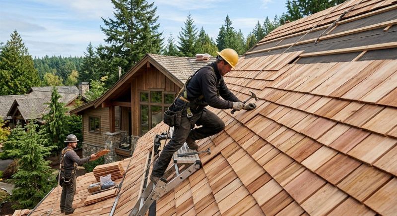 Wood Roofing Installation in Eliot, ME