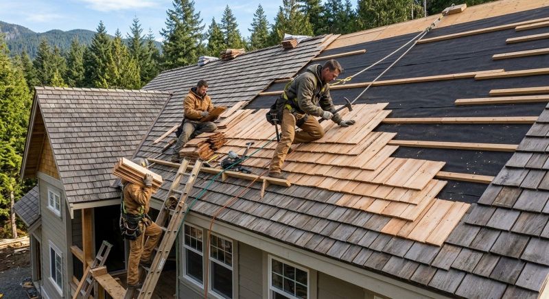 Wood Roofing Installation in Epsom, NH