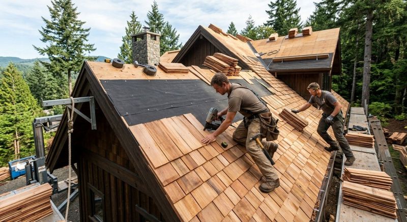 Wood Roofing Installation in Epping, NH