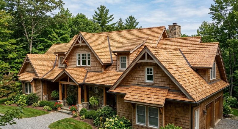 Wood Roofing Installation in Pittsfield, NH