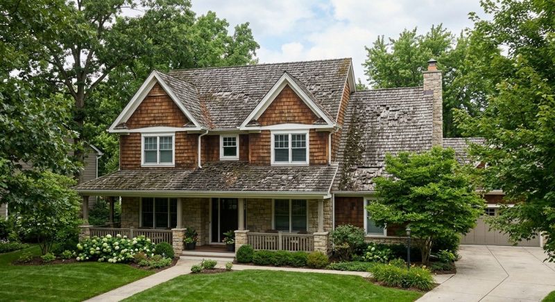 Wood Shake Roof Replacement in Newburyport, MA